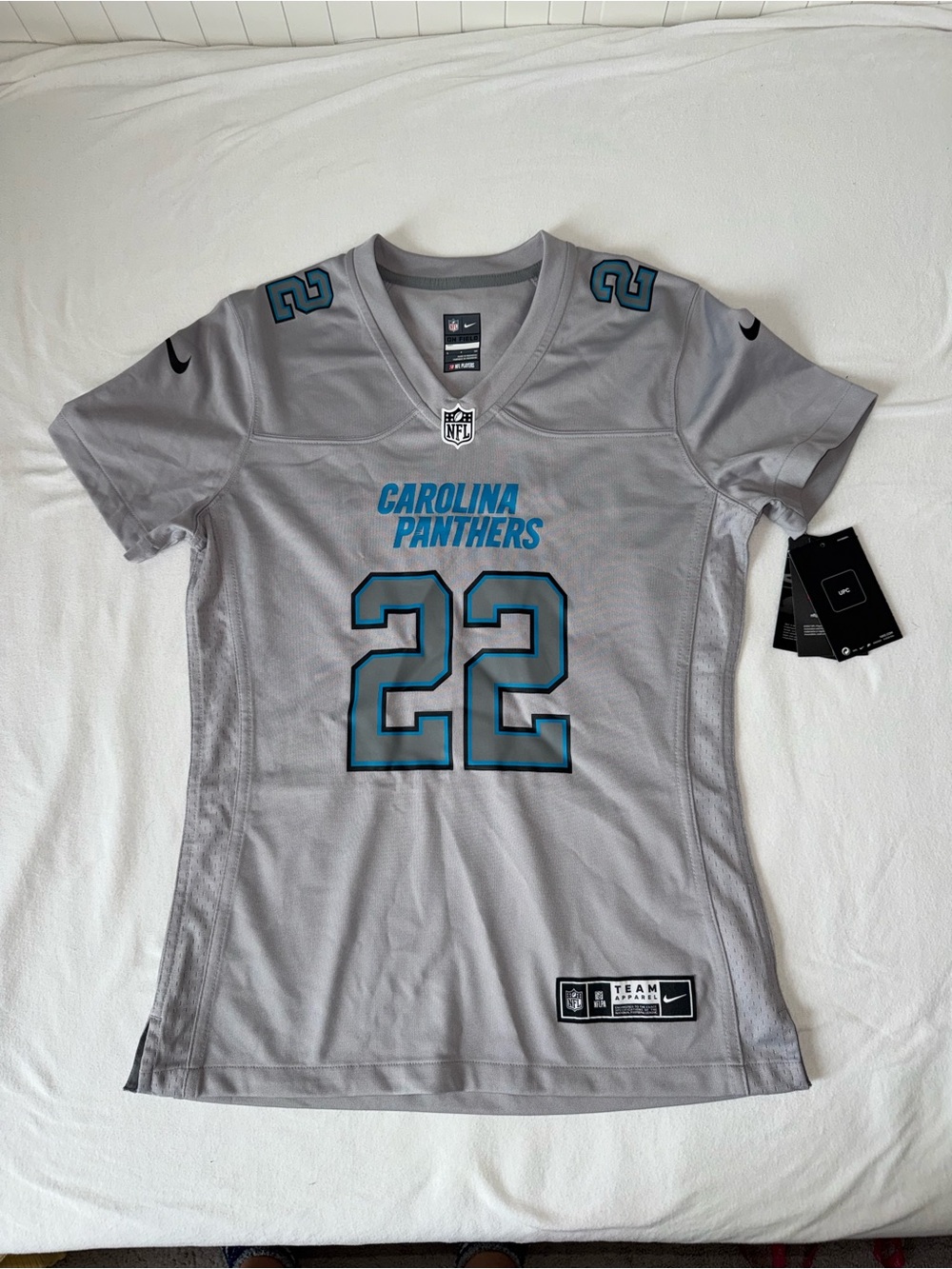 NWT Nike Carolina Panthers Christian McCaffrey Women’s Jersey